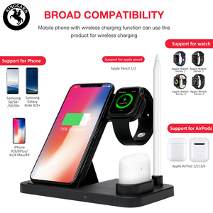 <span class=keywords><strong>Chargeur</strong></span> sans fil <span class=keywords><strong>multi</strong></span>-appareils 4-en-1 avec prise en charge QC3.0/QC2.0 et port <span class=keywords><strong>USB</strong></span> 15W pour téléphones, montres et écouteurs - Product Image 6