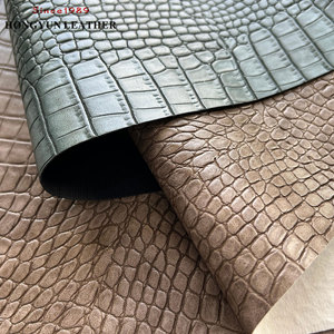 Cuir PU gaufré <span class=keywords><strong>crocodile</strong></span>, imperméable, écologique, résistant à l'abrasion, pour vêtements et sacs - Product Image 2