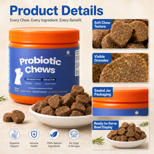 Suplementos Nutricionales Personalizados para <span class=keywords><strong>Perros</strong></span> y Gatos, Gránulos Blandos con Vitaminas, Aceite de Pescado, Fosfolípidos, Condroitina y Probióticos para la Salud de las Mascotas - Product Image 5