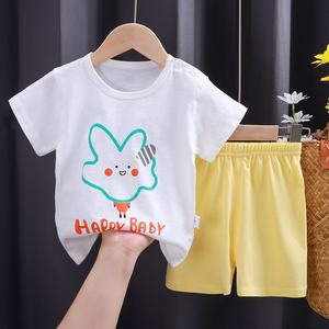 Conjunto <span class=keywords><strong>de</strong></span> Ropa <span class=keywords><strong>de</strong></span> 2 Piezas para Niños y Niñas, Camiseta <span class=keywords><strong>de</strong></span> Manga Corta <span class=keywords><strong>de</strong></span> Verano con Estampado <span class=keywords><strong>de</strong></span> Dibujos Animados 100% Algodón, Diseño Casual, ODM/OEM <span class=keywords><strong>de</strong></span> East Brilliant - Product Image 5