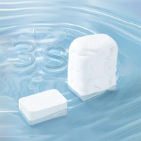 Serviette jetable 100 % coton, lingettes non tissées douces en spunlace, lingettes nettoyantes biodégradables pour hôtel et beauté