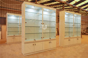 ร้านขายเครื่องประดับการออกแบบตกแต่งภายในเคาน์เตอร์ร้านแก้วเครื่องประดับกลางเกาะพร้อมตู้โชว์เฟอร์นิเจอร์ไฟ - Product Image 5