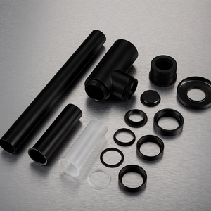 JOYHOO di alta qualità nero opaco 304 accessori da bagno in acciaio inox <span class=keywords><strong>sifone</strong></span> Anti-odore - Product Image 5