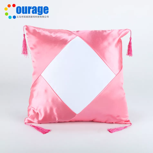 Taies d'oreiller en sublimation à texture douce sans bordure dorée, taie d'oreiller personnalisée avec frange - Product Image 3