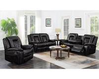 Canapé Chesterfield français de fournisseur chinois, trois places, inclinable avec fonction balancelle, adapté aux chambres et aux hôtels