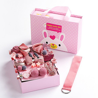 Ensemble Cadeau de 18 Pièces, Adorables Accessoires Cheveux pour Enfants, Kits de Barrettes et Épingles à Cheveux en Caoutchouc