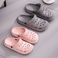 QJ Chaussures unisexe en EVA respirantes toutes saisons, style sabot classique Croc à bout fermé, pour jardin et plage, vente en gros Anhui