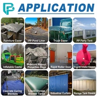 Bâche en tissu composite PP imperméable et résistante aux UV, en polyester, pour la protection des balles de foin agricoles