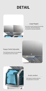 Vibratore Multihead a testa di testa a testa a testa a forma di chicchi di caffè su misura macchina riempitrice 1500g di granuli di noci - Product Image 3