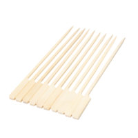 Brochettes en fer forgé durables et écologiques pour la cuisson en extérieur, 20 cm
