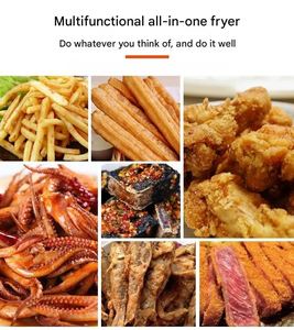 Commercial Electric Multifunction Deep <b>Fryer</b> Counter Top Stainless Steel Snack Food <b>Machine</b> 220V French Fries Chicken <b>Fryer</b> High - Product Image 5