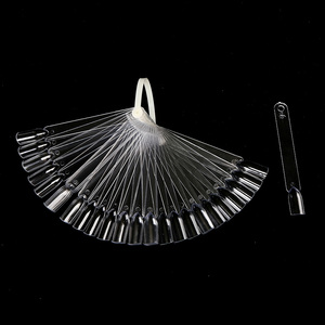 32 pièces Présentoir de couleurs pour vernis à ongles en gel, Carte d'affichage pour faux ongles, Outils à ongles blancs transparents - Product Image 3