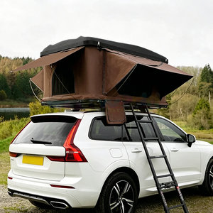 Tente de toit de voiture pour 4 personnes en aluminium toutes saisons, coque rigide ABS, imperméable, tente de toit de voiture moderne à coque rigide, tente de toit de camping - Product Image 1