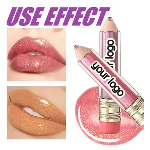 Nueva colección de brillo de labios vegano, protector solar de Color desnudo Popular resistente al agua sin pruebas en animales, Cosméticos de etiqueta privada, Belleza