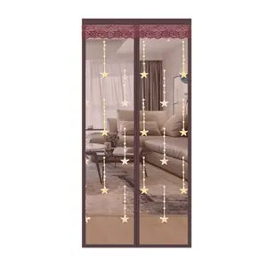 Summer hot selling transparent mosquito nets, anti mosquito magnetic curtains, non perforated kitchen screens