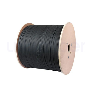 GJFXH Cable de <span class=keywords><strong>fibra</strong></span> óptica de caída para exteriores 2/4/6 Core SMF FRP Alambre de acero LSZH Chaqueta insensible a la curvatura G.657A <span class=keywords><strong>Fibra</strong></span> 2000m Tambor FTTH - Product Image 5