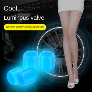 Nouvelles capuchons de <span class=keywords><strong>valve</strong></span> lumineux pour moto et automobile, avec tube renforcé intégré et noyau de <span class=keywords><strong>valve</strong></span> lumineux, pour pneus de roue - Product Image 3