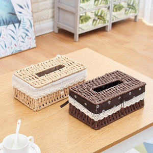 Phong cách vườn dệt giấy dây mô hộp, đôi sợi dây giấy + Khung sắt nhà máy bao bì - Product Image 2