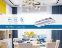Système de climatisation central VRF DC Inverter multi-split à conduits, 50-60Hz, éco-responsable R-410A, pour hôtels