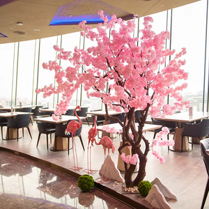 Árbol Artificial de Cerezo con Tronco Realista para Exhibición en Ventanas, Árbol de Cerezo Artificial Grande para Decoración de Bodas - Product Image 1