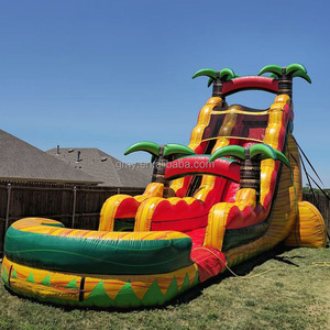 Toboggan aquatique géant commercial, piscine, jeux de bulles, château gonflable, grande aire de jeux, toboggan aquatique gonflable pour adultes - Product Image 2