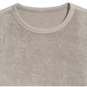 KISSM13 Sweat-shirt 100% coton de haute qualité délavé à l'acide pour hommes, tissu tricoté léger uni gris foncé personnalisé, solide pour l'hiver - Product Image 6
