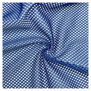 库存批量批发价250gsm软100% 涤纶经编针织六角网面料运动衣包办公椅 - Product Image 4