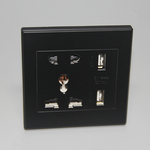 <span class=keywords><strong>Prise</strong></span> universelle 5 broches 13A multifonction avec double <span class=keywords><strong>prise</strong></span> USB 5V 2.1A pour panneau mural PC - Product Image 3