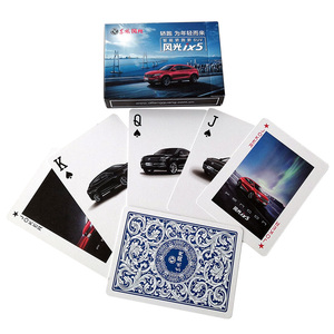 Cartes à jouer personnalisées imprimées recto-verso avec échantillon <span class=keywords><strong>gratuit</strong></span>, logo personnalisé, usage familial - Product Image 1