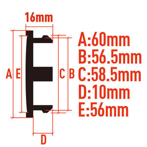 Enjoliveurs <span class=keywords><strong>de</strong></span> moyeu central <span class=keywords><strong>de</strong></span> <span class=keywords><strong>roue</strong></span> <span class=keywords><strong>de</strong></span> voiture ABARTH 60mm Scorpion pour <span class=keywords><strong>500</strong></span> Abarth <span class=keywords><strong>Fiat</strong></span> Marea Multipla Punto T60 - Product Image 5