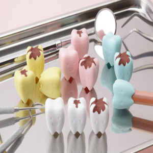 Soododo Thời Trang Nghiên Cứu Bút Chì Màu Bàn Chải Đánh Răng Cup Bé Hình Dạng Cao Su <span class=keywords><strong>Mini</strong></span> Văn Phòng Phẩm 3D Tẩy - Product Image 3