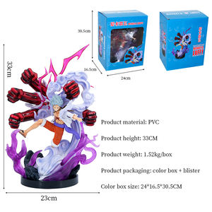 Nika Luffy, figurine en PVC de haute qualité de 33 cm, modèle de jouet de dessin animé fabriqué en Chine pour enfants et collectionneurs - Product Image 2