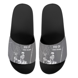 Zapatillas transpirables con estampado de bandera de Hawaii Kanaka <span class=keywords><strong>Maoli</strong></span> para caminar en casa para mujer, sandalias deslizantes de diseñador especial, zapatillas suaves - Product Image 3