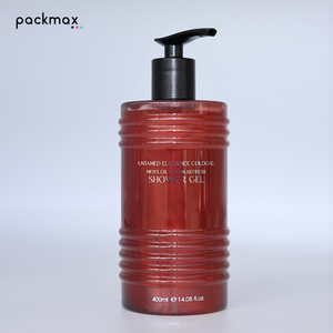 Flacon anti-chute de cheveux de qualité médicale personnalisé avec pompe à lotion – Emballage élégant à épaules rondes de 300 ml pour gel douche et shampoing - Product Image 1