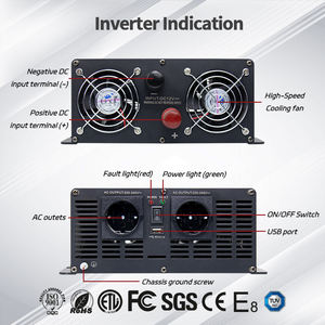 NM2000W <span class=keywords><strong>Convertisseur</strong></span> solaire à onde sinusoïdale modifiée monophasé DC12/24/48V à AC220/230/240V pour voitures, camions, <span class=keywords><strong>camping</strong></span>, yachts et <span class=keywords><strong>camping</strong></span>-cars - Product Image 3
