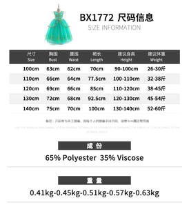 ชุดเครื่องแต่งกายเจ้าหญิงจัสมินที่น่ารักสําหรับเด็กงานเลี้ยงวันเกิดการเฉลิมฉลองภาพยนตร์ตัวละครประสิทธิภาพ - Product Image 6