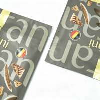 Sachets personnalisés imprimés numériquement 250g 500g, sachets alimentaires à fermeture éclair en plastique pour emballage de thé et café