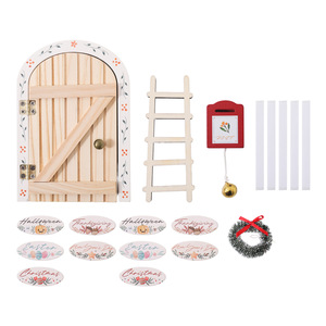 Décoration Murale en Bois MDF <span class=keywords><strong>pour</strong></span> Noël : Porte d'Elfe Artistique <span class=keywords><strong>pour</strong></span> Photos <span class=keywords><strong>de</strong></span> Famille et Décoration <span class=keywords><strong>de</strong></span> <span class=keywords><strong>Maison</strong></span> - Product Image 6