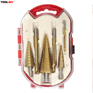 Multi Function 6 Piece HSS Step Drill And <strong>Saw</strong> Drill Bits Set For Grooving Drilling Reaming Soft Metal Sheets - Product Image 3