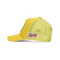 Gorra de camionero ligera con visera curva, color personalizado, con logotipo bordado personalizado, de 5 paneles, para la moda de verano.