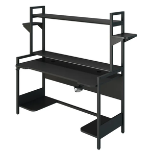 Tavolo da Gaming Multifunzione Nero, Scrivania per E-Sports, Postazione PC per Gamer, Tavolo da Ufficio e Studio - Product Image 3