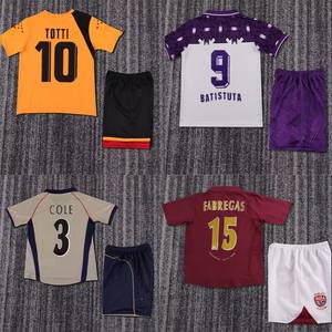 Retro kış nefes anti-bakteriyel <span class=keywords><strong>Jersey</strong></span> futbol forması yetişkinlerin takım elbise Gunners Henry Inter Milan Roma Batistuta Milioti - Product Image 3