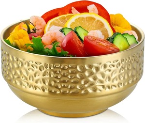 ชามเสิร์ฟโลหะสำหรับโต๊ะอาหารในบ้านตกแต่งงานแต่งงานชามทองจานเสิร์ฟจานสำหรับเสิร์ฟในโรงแรม - Product Image 2