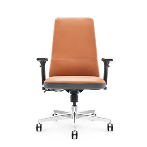 Promotion Office PU Chair Leather Executive Classic Office Ergonomic Design Rolling Visitor Chairs