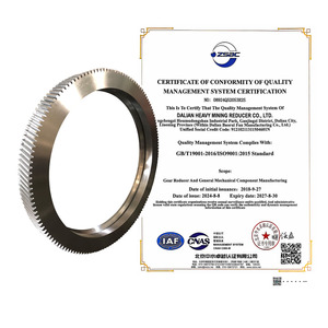 Anneau d'engrenage externe en acier sur mesure de grande taille pour équipement industriel - Product Image 3