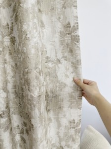 Jacquard Waxberry Tree Pattern ciniglia alte tende oscuranti con <span class=keywords><strong>macramè</strong></span> per soggiorno e ospedale finestre - Product Image 5