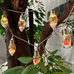 Christmas Creative <b>Bulb</b> Lamp LED String <b>Lights</b> Waterproof <b>Battery</b> Operated Christmas Wall <b>Lights</b> - Product Image 4