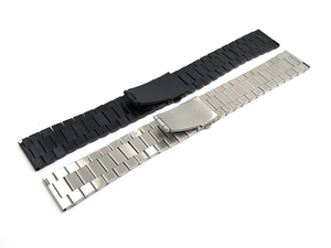Cinturino per <span class=keywords><strong>Smartwatch</strong></span> in Acciaio Inossidabile a 3 Perle, 20-22mm, Alta Qualità, Regolabile, Sgancio Rapido - Product Image 6