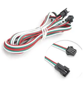 For LED light Strip 3pin JST SM2.50mm Male to Female plug 1M Cable Extension wire harness