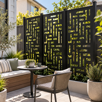 Panneaux de séparation d'intimité en WPC pour cour, écrans décoratifs composites d'extérieur pour maisons, jardins et patios australiens
